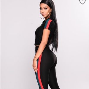 Fashion nova two piece track suit